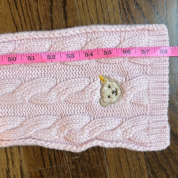 Steiff cable-knit Scarf for Girl with Steiff Teddy bear motif - Picture 5 of 6